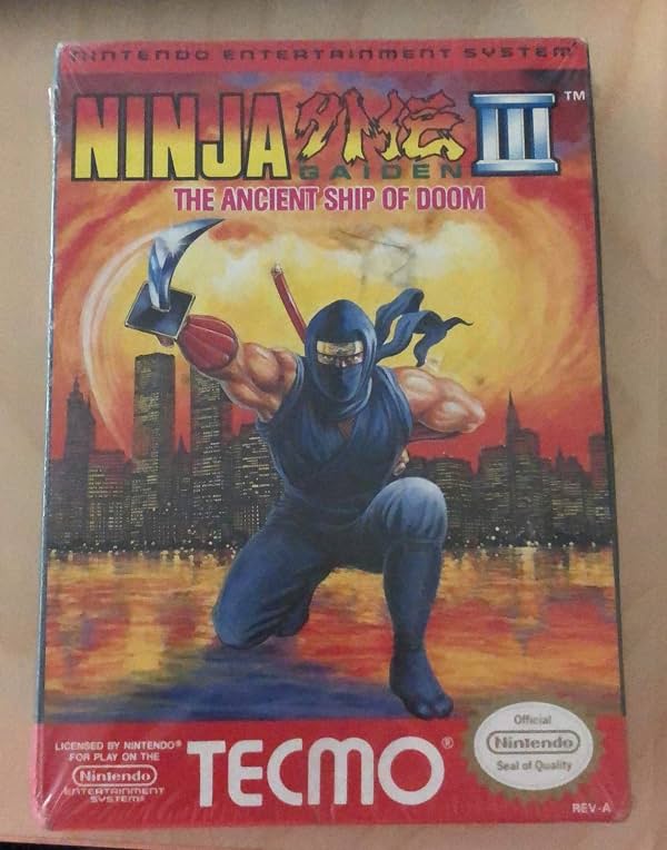 Ninja Gaiden III - Nintendo NES ESRB: Adolescentes | por Tecmo