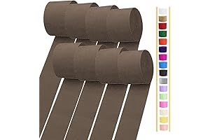 Brown Streamers Perfect for Parties and Celebrations