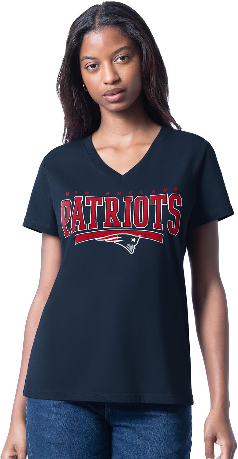 Pro Football Womens Cheer Dance V-Neck T-Shirt