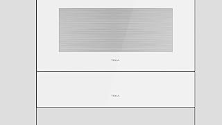 TEKA Kit VS/CP Color Frontal para Calientaplatos y Envasadora al vacío | Cristal Blanco | 14 x 59.5 x 4 cm, plástico