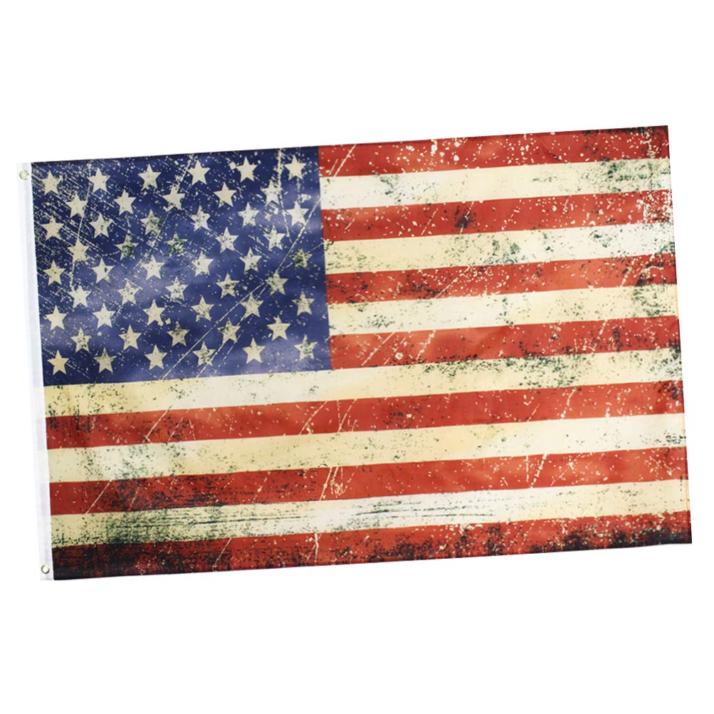 Bandiera USA 150x100cm In Tessuto Nautico - Resistente Al Vento E Lavabile, Con Cordino - Foto 9