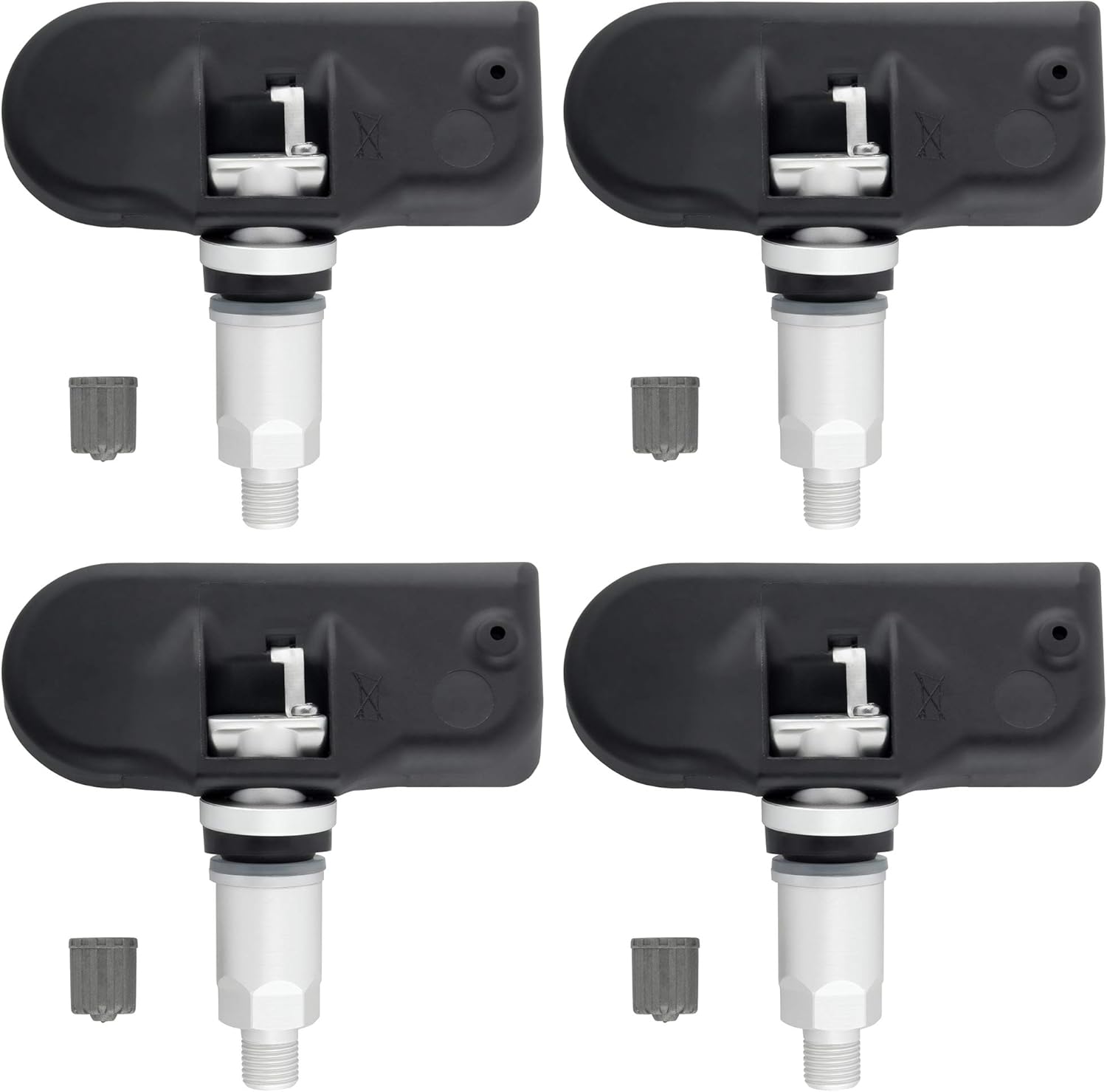 Qty(4) BOXI Tire Pressure Sensor TPMS 433MHz for 2008-2013 for Chrysler 200/300/Sebring/Town & Country, for Dodge Avenger/Caliber/Grand Caravan/Jounrey/Charger/Magnum 56053031AD 56053030AB (4-Pack)