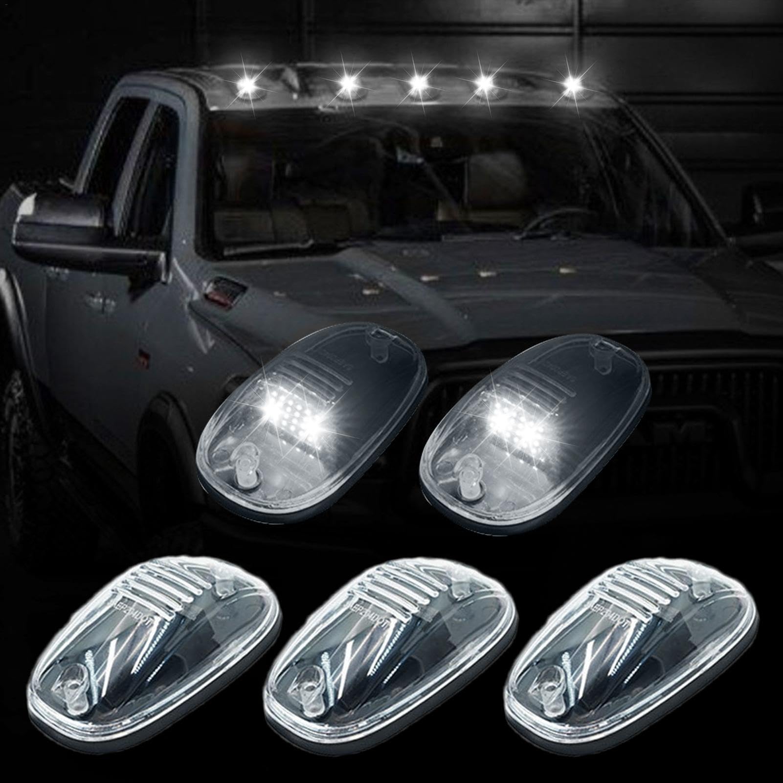 per cabina per camion, per cabina di tetto superiore - a LED aeree per cabina di camion | Luce di segnalazione per cabina di guida sicura per SUV, fuoristrada, camion e