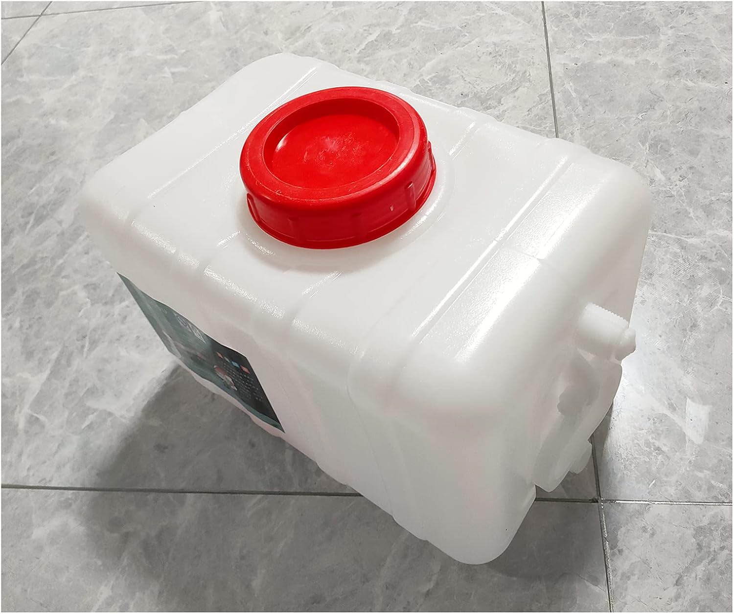 Food Camping Drinks Water Tank, Camping Bucket with Faucet and Handle, for Car Travel Car Home Accessories(Color:75L)