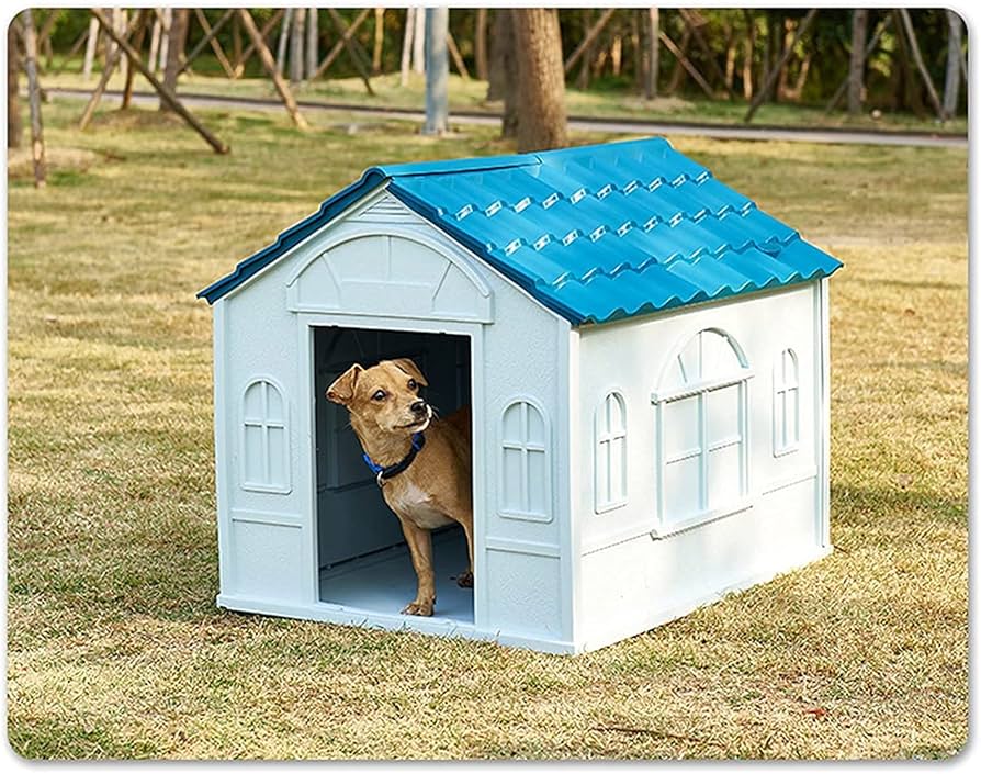 犬小屋 屋外 プラスチック製 ペットハウス 猫 犬 ペットケージ