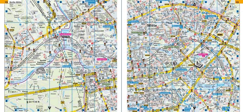 ADAC Autofahreratlas Berlin 1:14.000