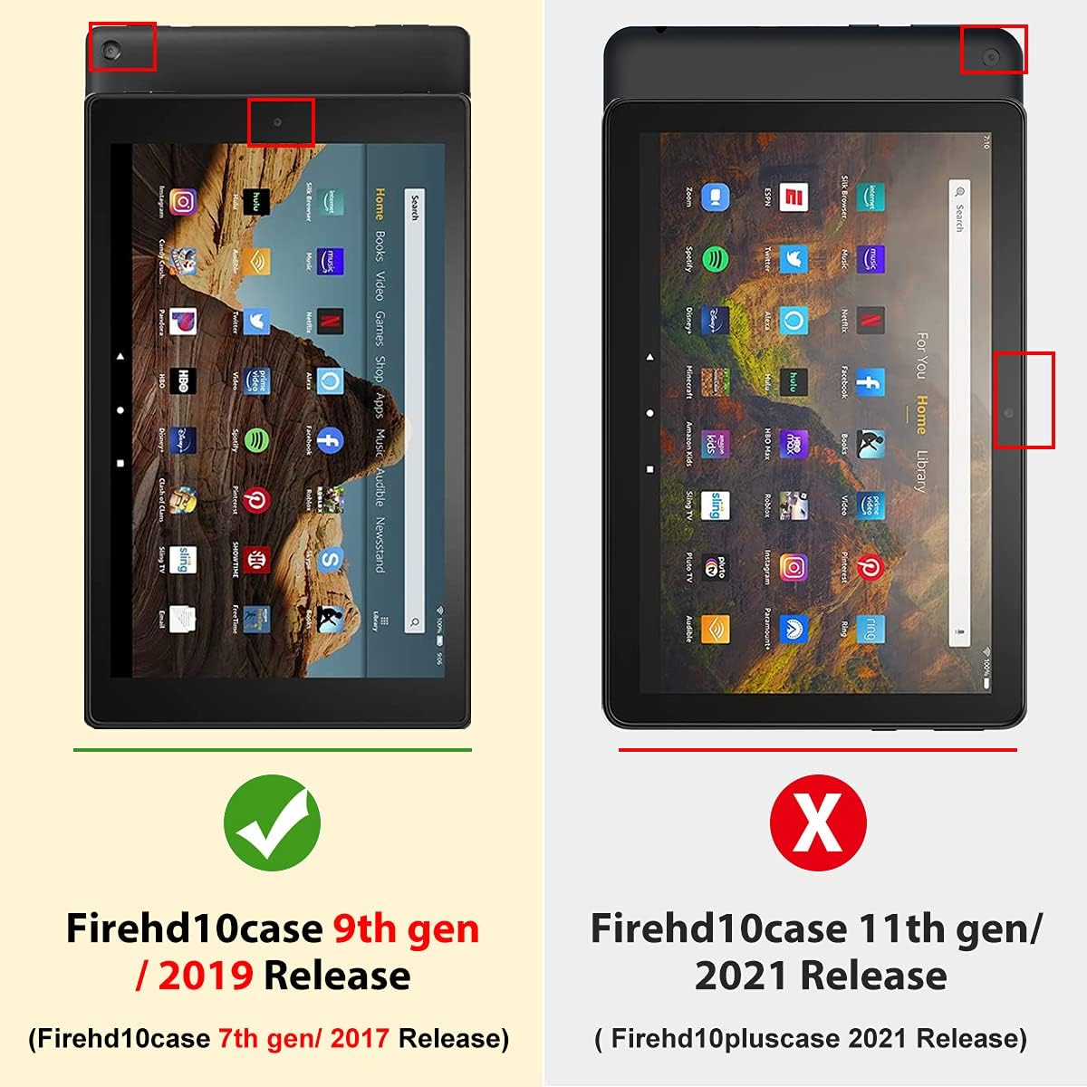 ROISKIN for Amazon Fire HD 10 Tablet Case (2019/2017 Released 9th/7th Generation), [Kickstand Feature] Dual Layer Heavy Duty Shockproof Impact Resistance Protective Case for Kindle Fire HD 10,Blue