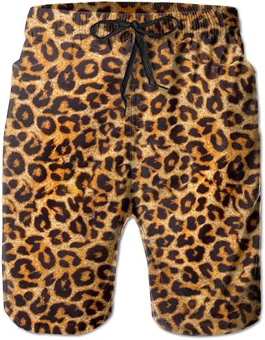 Amazon.com: Estampado de leopardo de los hombres Natación para Hombre  Impreso Quick Dry Junta Shorts : Deportes y Actividades al Aire Libre