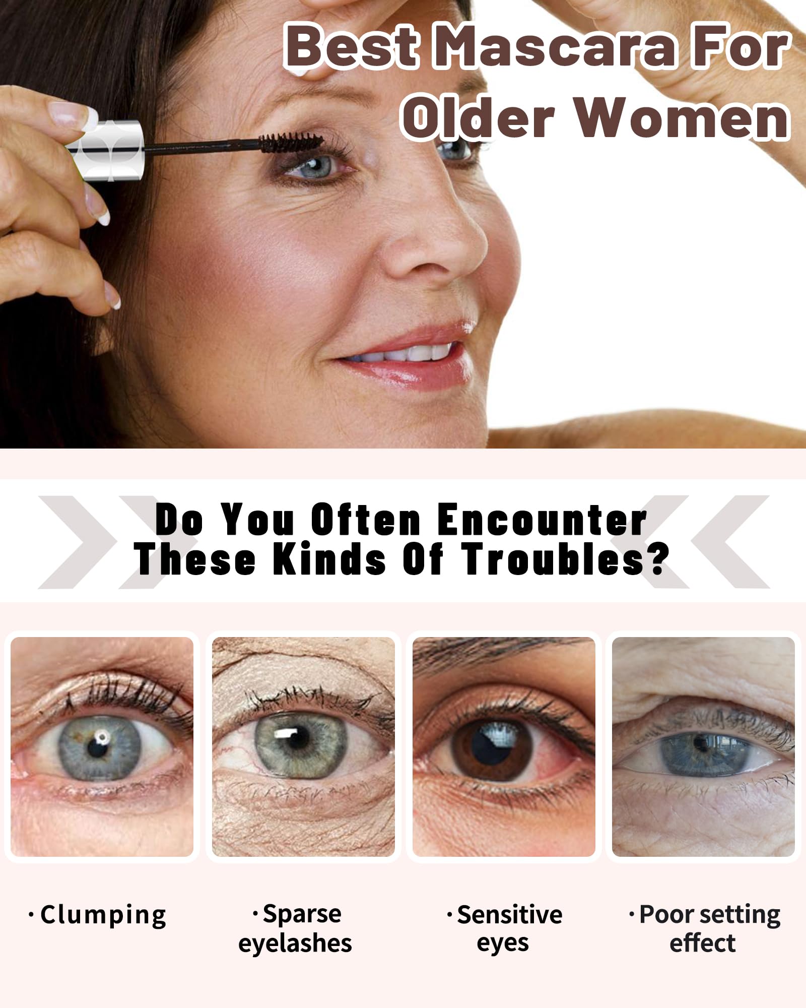Black Mascara for Older Women 60 Plus - Image 2