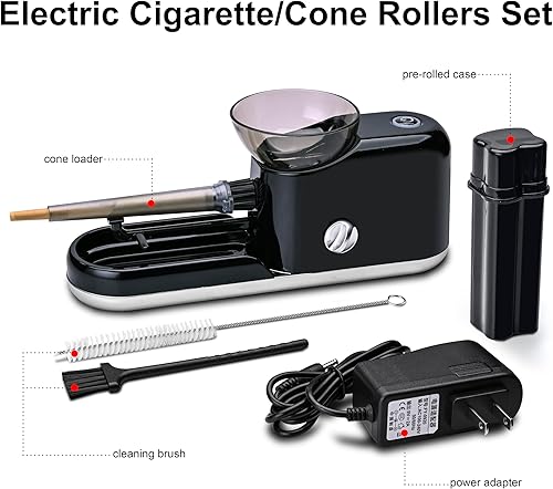 Miniatura 7 de Máquina de prerollo eléctrica mejorada, máquina de enrollar cigarrillos, cargador automático de conos, máquina de llenado de conos preenrollados