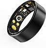 2025 Upgraded Smart Ring for Women&Men,IP68 Waterproof Fitness Tracker with Heart RateBlood OxygenSleepStepCaloriesDistance Monitor,No Subscription Fee,Compatible with iOS&Android Black, 10