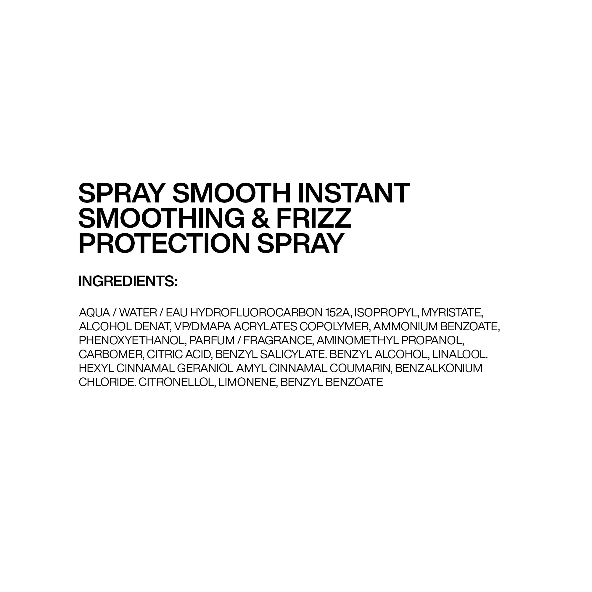 Redken Spray Smooth Anti Frizz Hair Spray | Frizz Control and Heat Protection | Instant Smoother | With Citric Acid | Paraben, Sulfate & Silicone-Free| 2 Oz