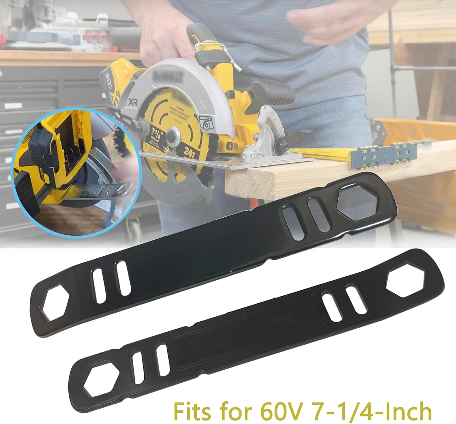 1 Pc N420180 N165861 Circular Saw Wrench 60V 7-1/4-Inch Fits for DW DWE574 DWE575 DWE575SB Replacement Part
