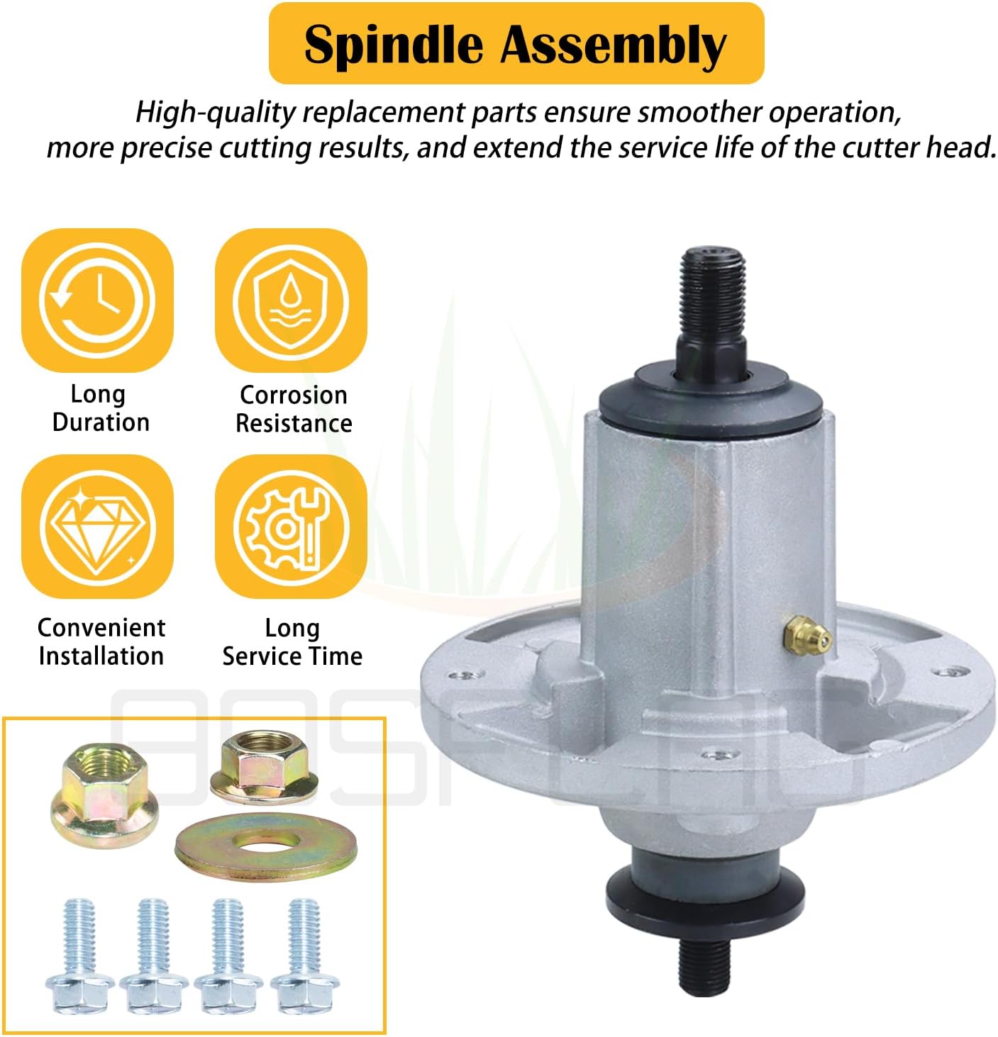 2 Pack AM143469 Spindle Assembly Replaces John Deere AM143469 Spindle Assembly John Deere AM136733 Spindle Assembly AM134292 for John Deere Z225 Spindle John Deere X300 Spindle