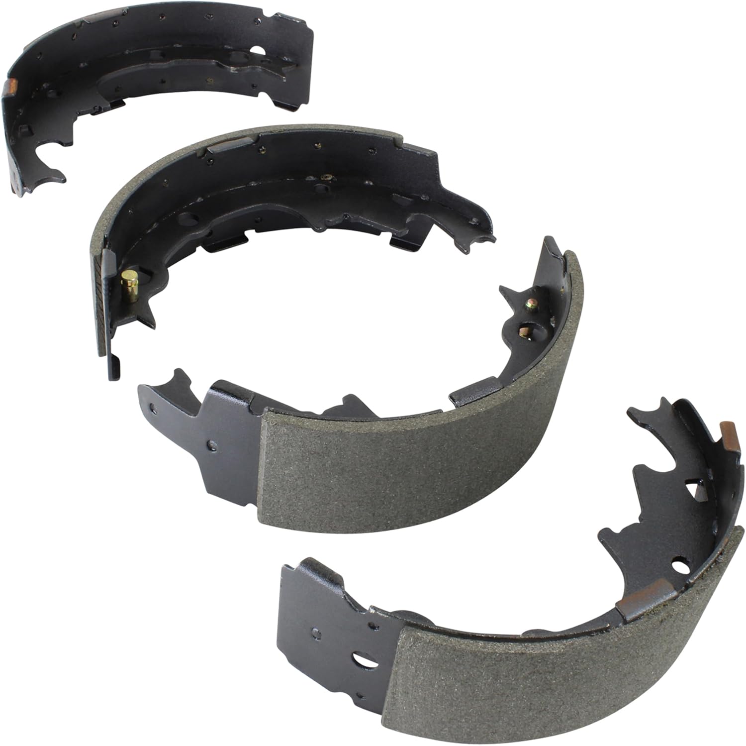 QUALITY-BUILT Rear Brake Shoes, FS538, Compatible with 1984-2006 Chrysler/Dodge/Jeep/Plymouth (Caravan,Cherokee,Comanche,Dakota,Grand Caravan,Grand Voyager,Mini Ram,TJ,Town & Country,Voyager,Wagoneer)