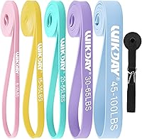 Vista 10 de Resistance Bands, Pull Up Bands, Workout Bands for Exercise, Thick Heavy Resistance Band Set with Door Anchor, Elastic Bands for Body Stretching