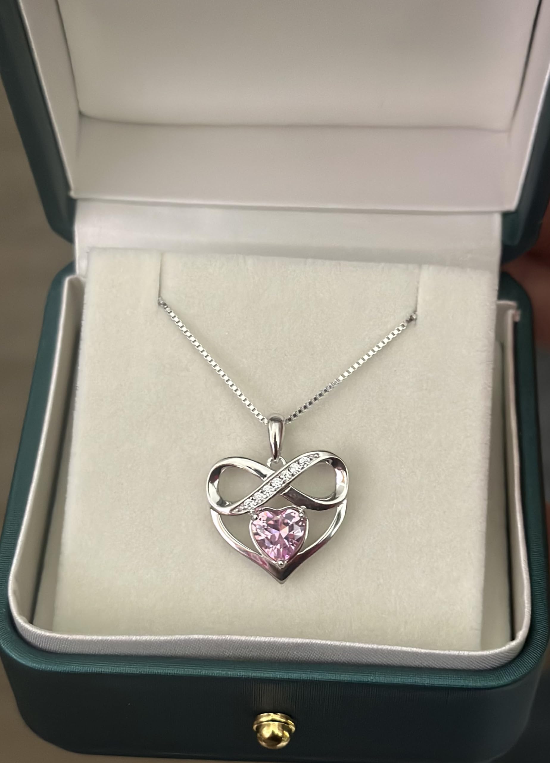 Collana con ciondolo a forma di cuore infinito, regali per la festa della mamma donna moglie anniversario compleanno natale gioielli regali San Valentino per lei