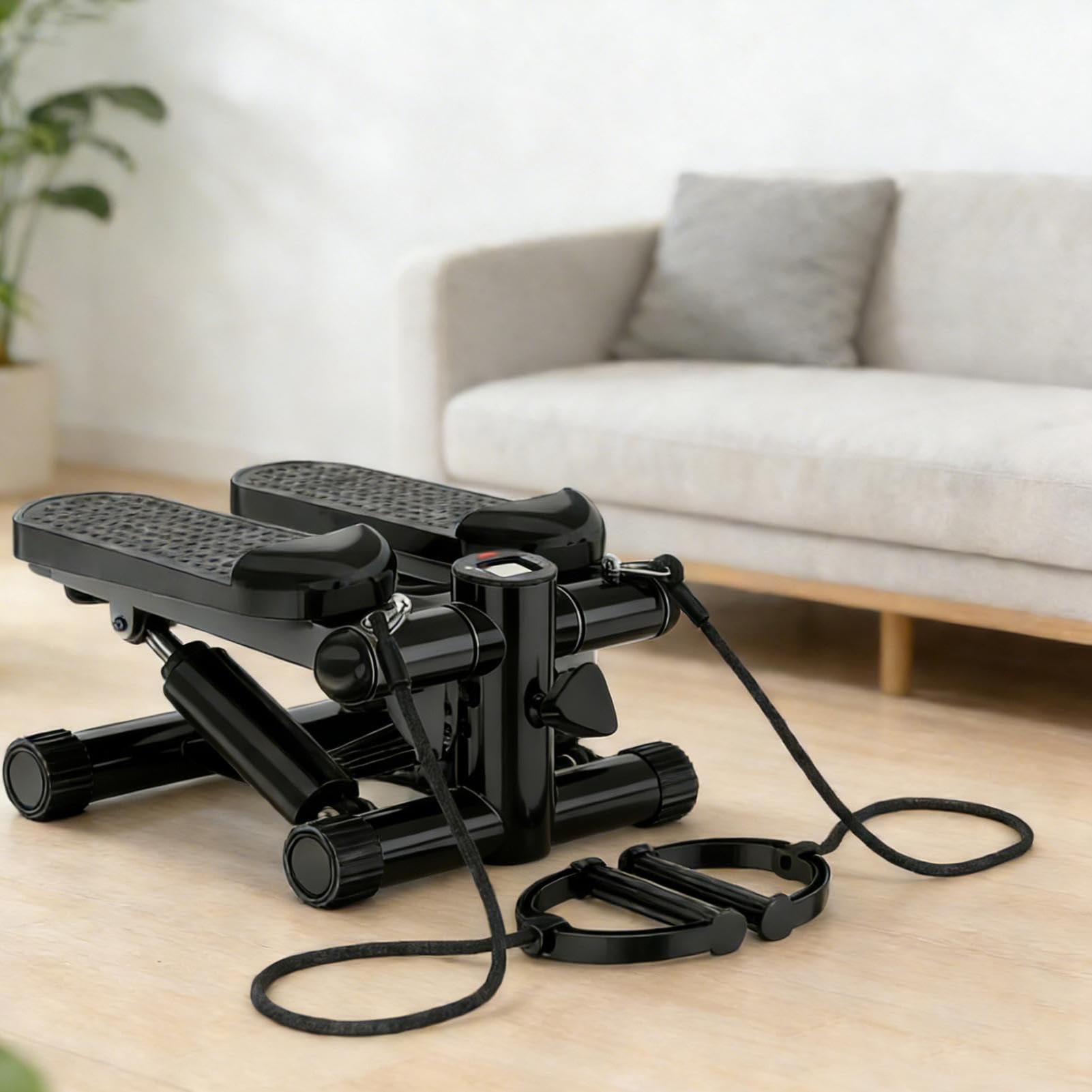 Stepper per Esercizio con Display LCD Regolabile Portatile Silenzioso | Stepper per Scale a Casa per Lavoro Palestra Sport Uffici Appartamento Allenamento Indoor a