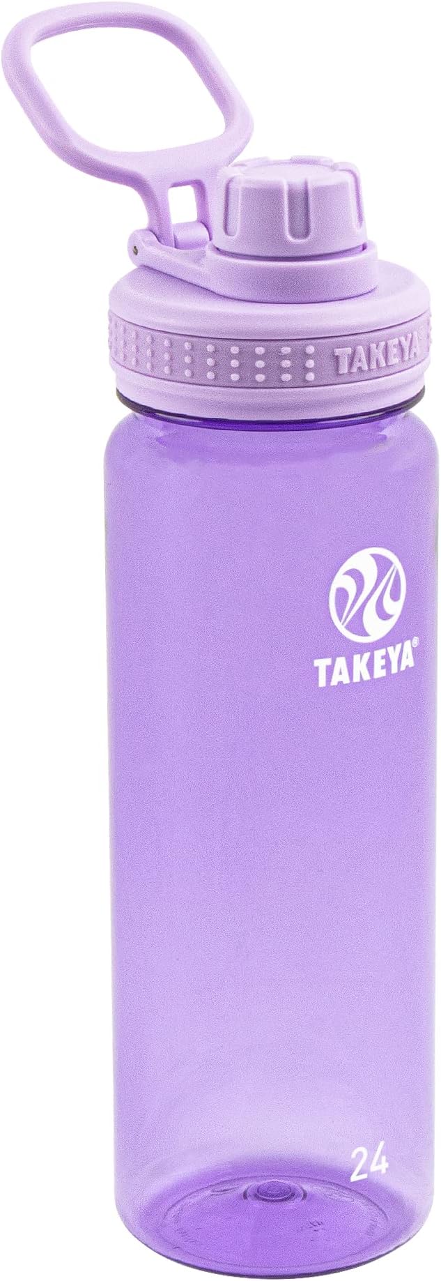 Tritan Sport Water Bottle with Spout Lid - BPA-Free & Dishwasher-Safe Water Bottle - Reusable Bottle with Lid Handle - Simple Leak-Proof Water Bottle - 24 oz, Vivacity Purple