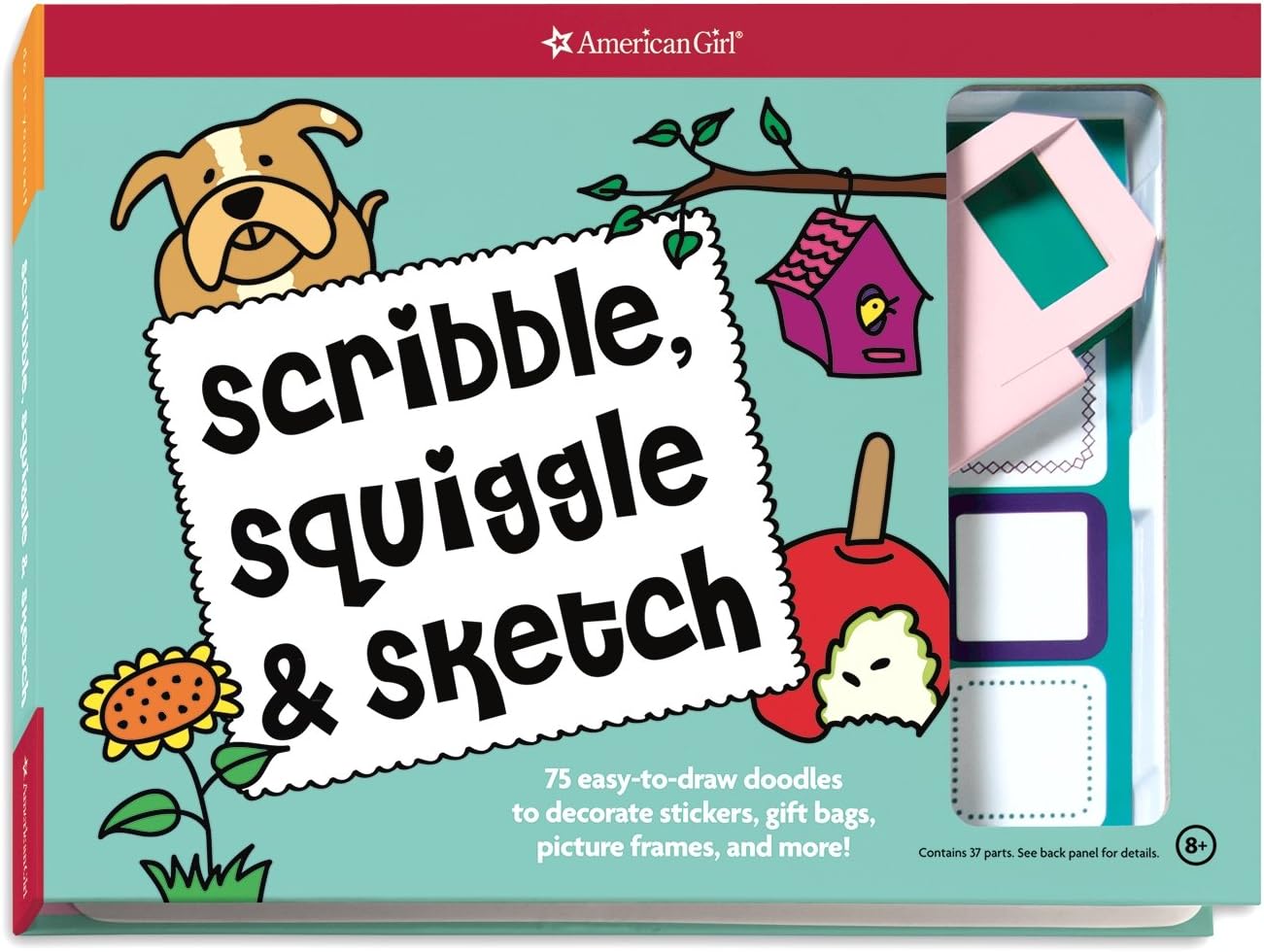 Scribble, Squiggle, & Sketch: 75 Easy-to-Draw Doodles to Decorate: Stickers, Gift Bags, Picture Frames, and More! Hardcover – September 4, 2012