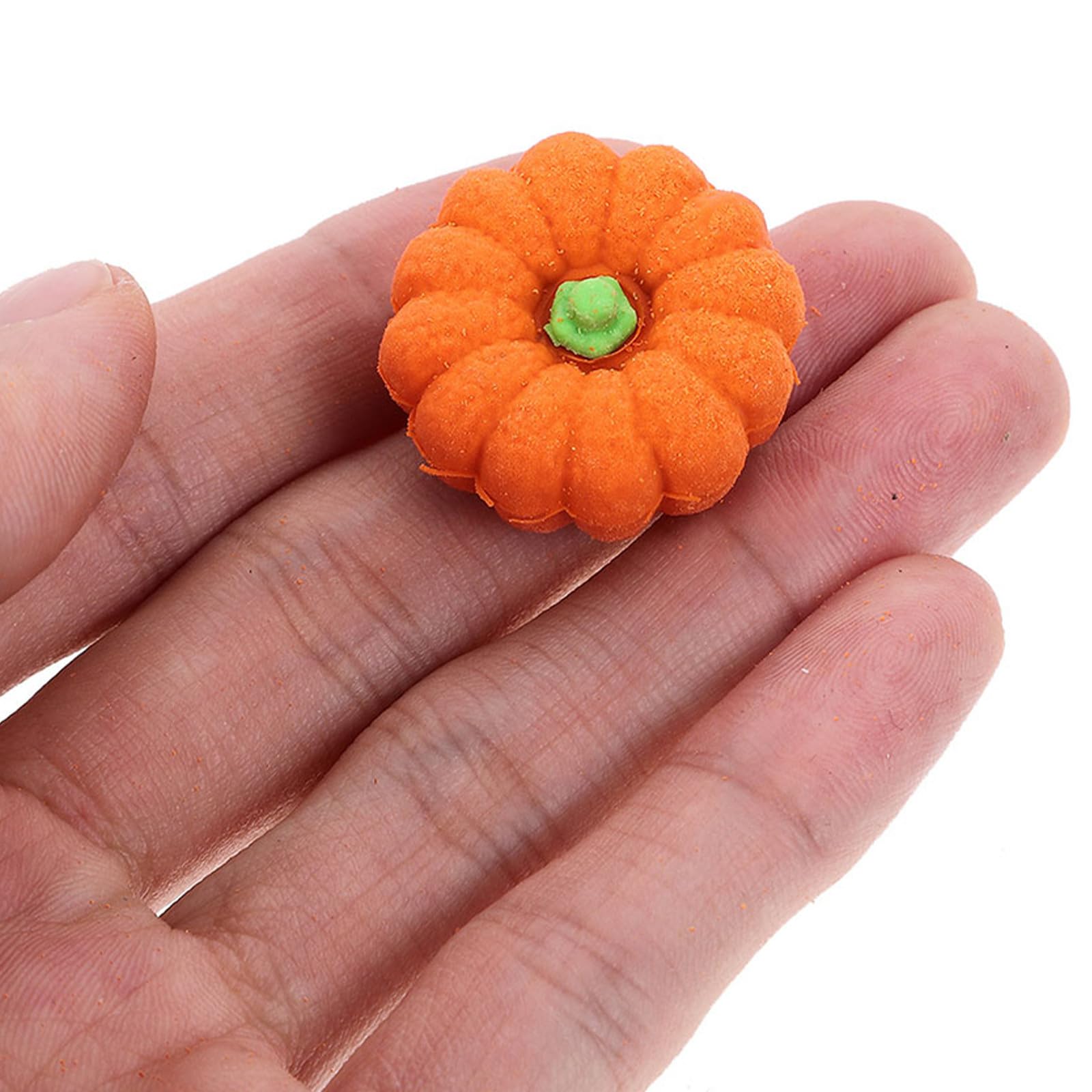 TOYANDONA 80 szt. gumki do ścierania na Halloween: mini gumki do ołówków idealne na nagrody w klasie, upominki na imprezy, wypełniacze do torebek z niespodziankami w pomarańczowym kolorze