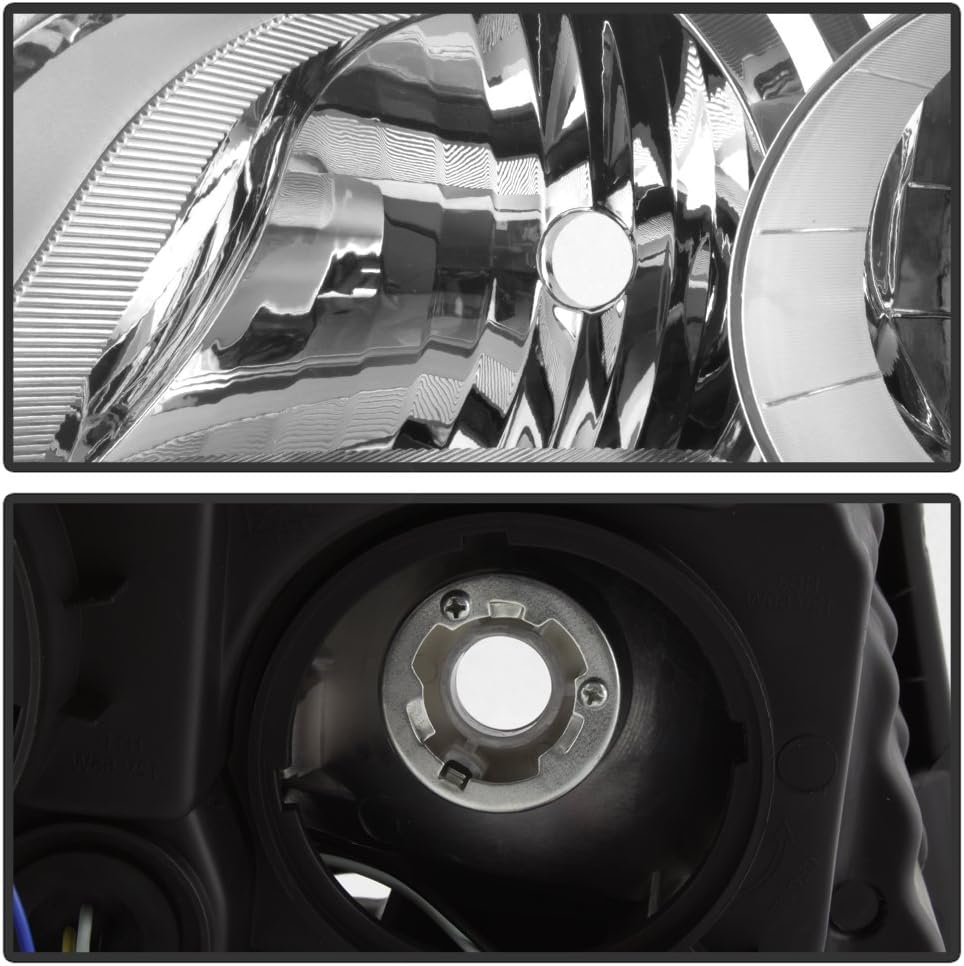 ACANII - For 2010-2015 Chevy Equinox LT/LS Halogen Headlights Replacement Headlamps Head Lamps Driver+Passenger Side