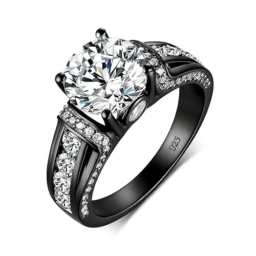 Black Diamond Engagement Rings