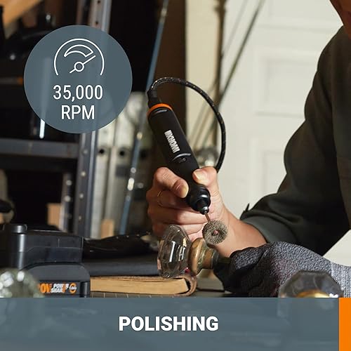 Miniatura 7 de Worx WX989L 20V MAKERX Kit combinado de 2 piezas - Herramienta giratoria + pistola de calor con 42 accesorios