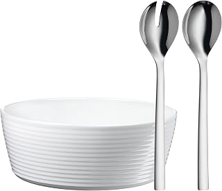 WMF 1293909990 Service à Salade, Acier Inoxydable, Argent, 25,9 x 25,7 x 14 cm