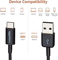 Vista 3 de Yaxa Basics - Cable de carga rápida USB-C a USB-A 2.0, velocidad de 480Mbps, certificado USB-IF, para Apple iPhone 16/15, iPad, Samsung Galaxy
