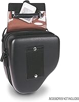 Vista 7 de USA Gear Hard Shell Camera Case for DSLR & Mirrorless Cameras, Compatible with Canon, Nikon, Sony & Fujifilm - Fits EOS R100, Rebel T7 / 2000D, negro