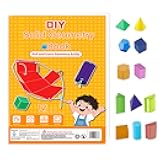 Pull String 3D Geometry Learning Book, 3D Geometry Learning Book,Geometrys for Beginners，Safe Braided Rope Design (12-Model)