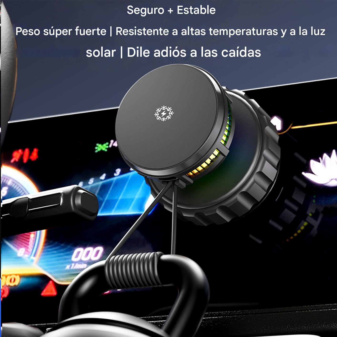 Supporto magnetico per cellulare da auto, supporto per smartphone con vuoto