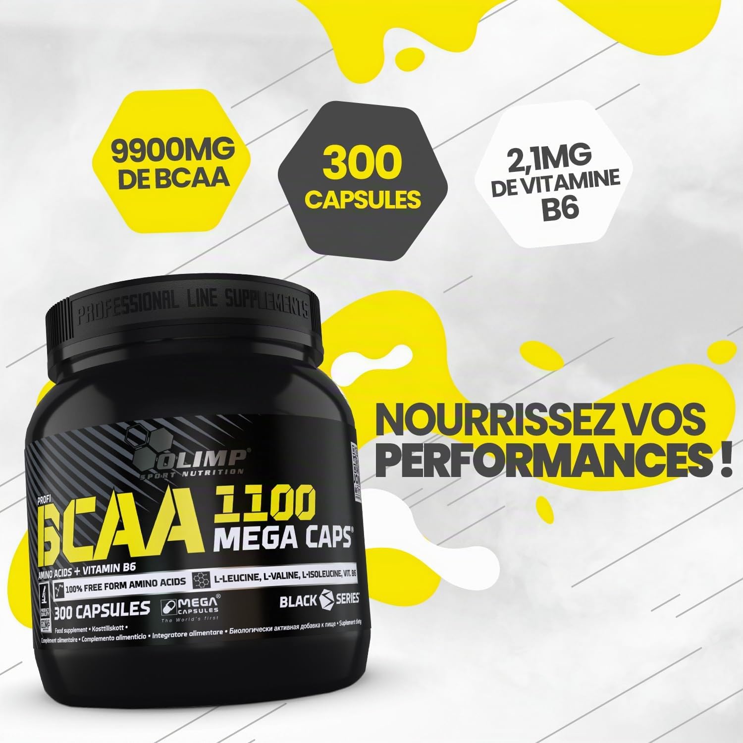Olimp Sport Nutrition BCAA 1100 Mega 300 Capsules