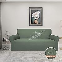 Vista 2 de Easy-Going – Funda de sofá 100% impermeable, funda de sofá con impermeabilidad doble, funda de sofá jacquard elástica, protector de muebles a prueba