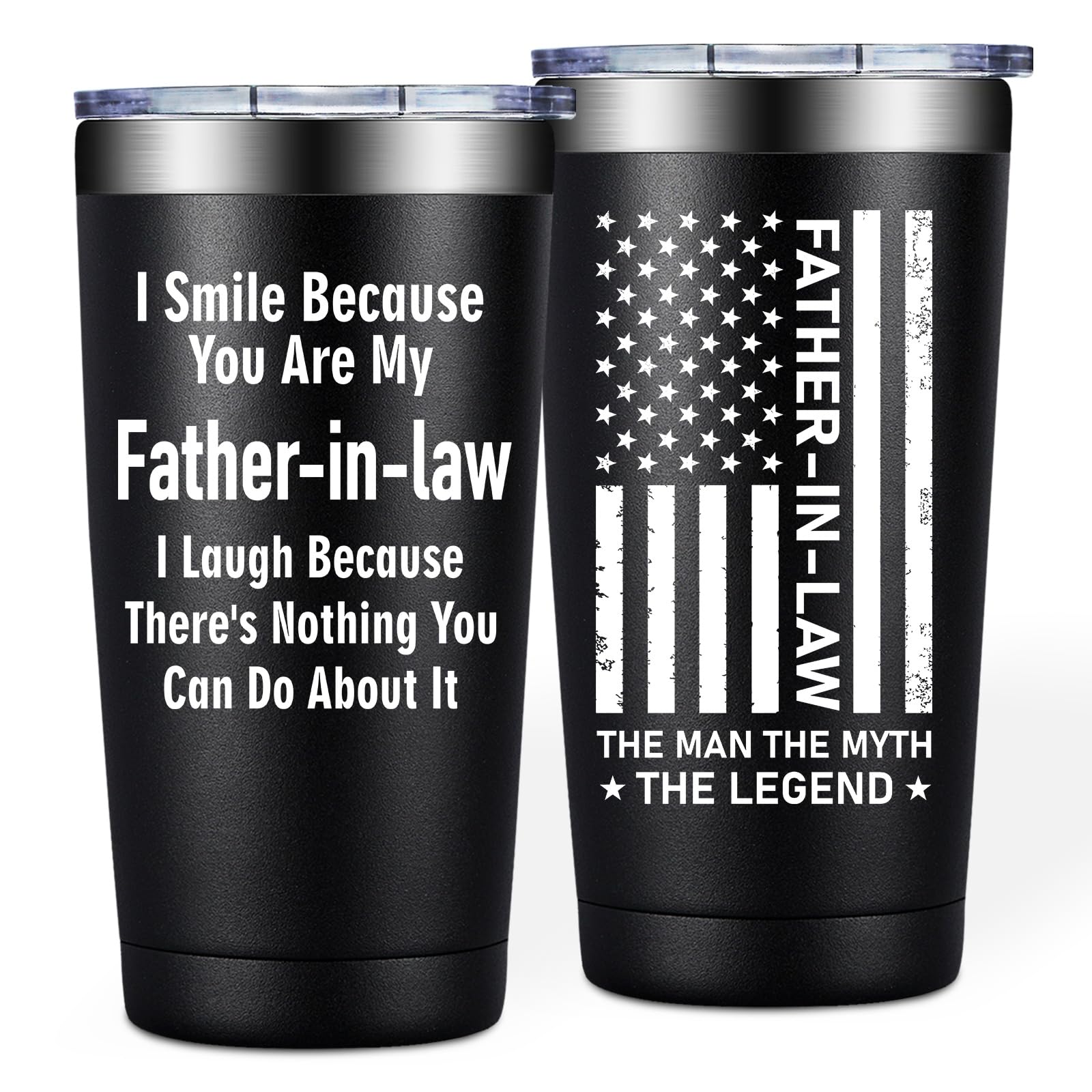BIRGILT Father in Law Gifts from Daughter in Law - 20oz Tumbler Cup