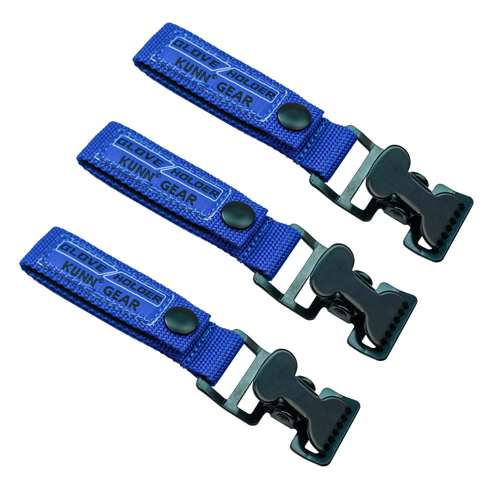KUNN Glove Clips for Work,Safety Duty Belt Glove Holder Strap for Construction Firefighter,1-Pack/2-Pack