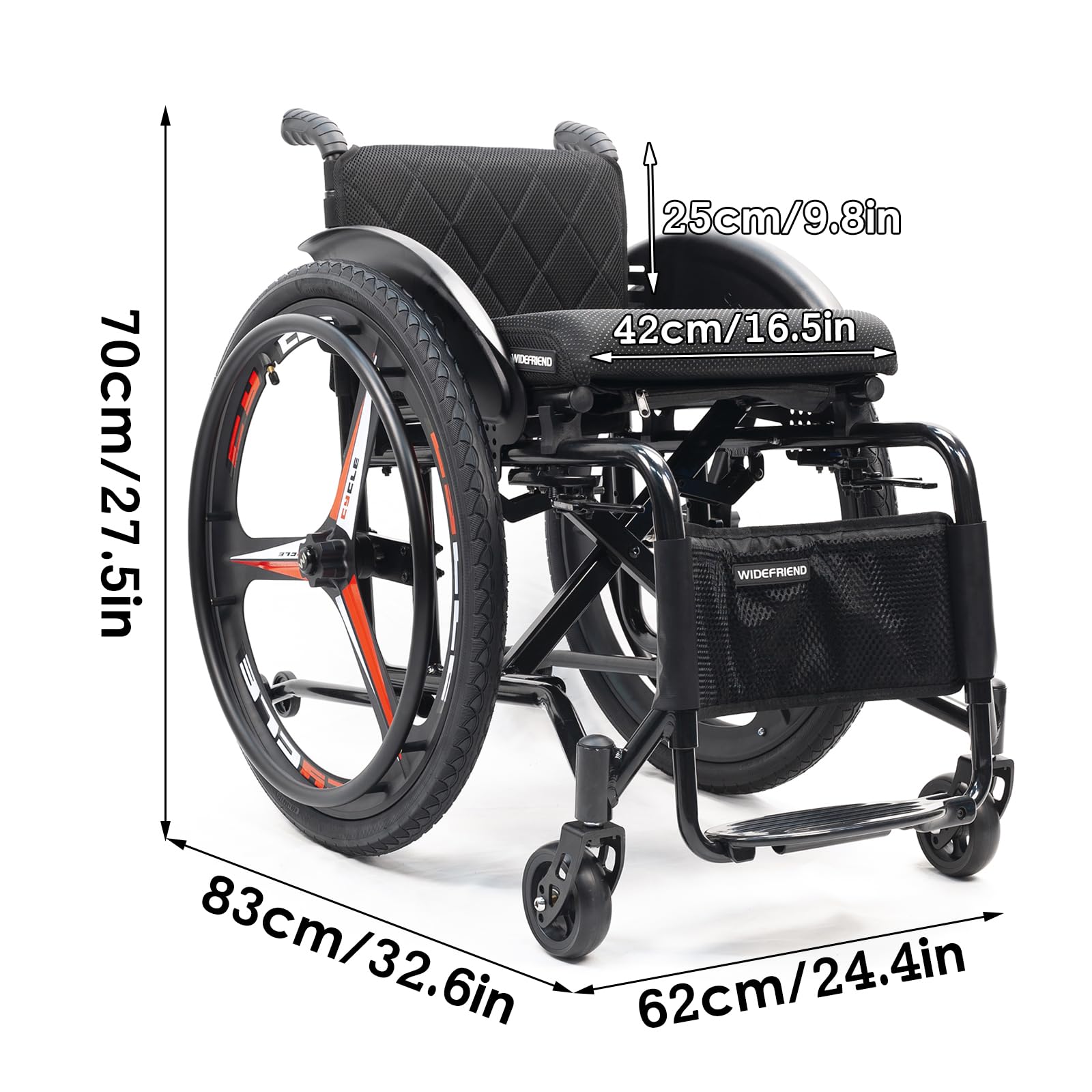 Sedia A Rotelle Sportiva Leggera, Sedia A Rotelle Leggero In Alluminio, Sedia A Rotelle In Alluminio Pieghevole, Sedia A Rotelle Sportiva Ultra Leggera Interamente A Terra, Per Adolescenti, Adulti, An