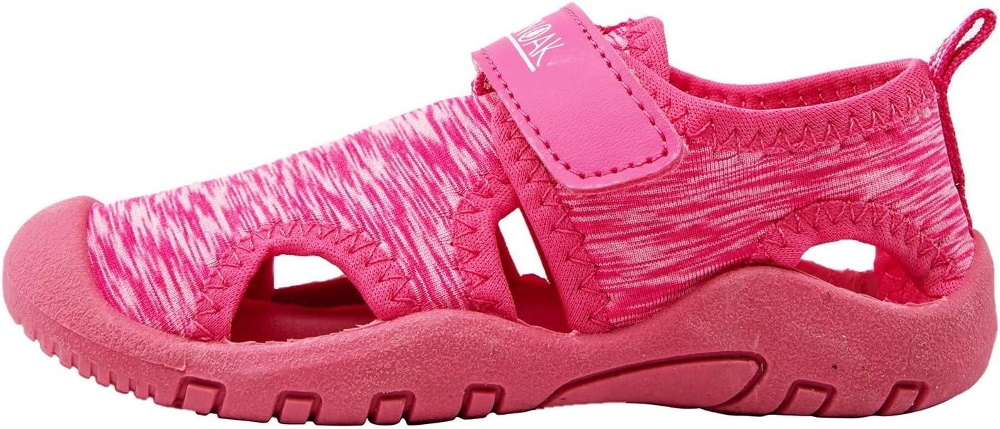 高品質新入Brown Oak キッズ ウォーターシューズ 速乾 滑り止め クローズドトゥ アクア スイム スポーツ サンダル (幼児/小さなお ラウンド中 楽ちん