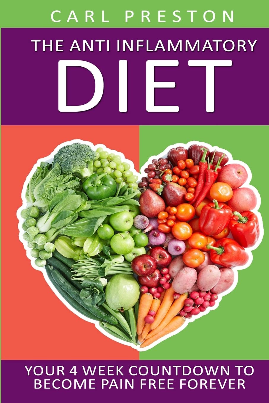 Anti Inflammatory Diet: Your 4 Week Anti Inflammatory Diet Countdown to Become Pain Free Forever: Volume 1 (Anti Inflammatory Diet, Anti Inflammatory ... Cookbook, Pain Free, Weight Loss)