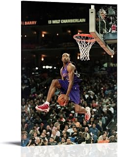 OscitY Vince Carter Dunk Poster Wall Art Scroll Canvas Painting Picture Living Room Decor Home 16x24inch(40x60cm)