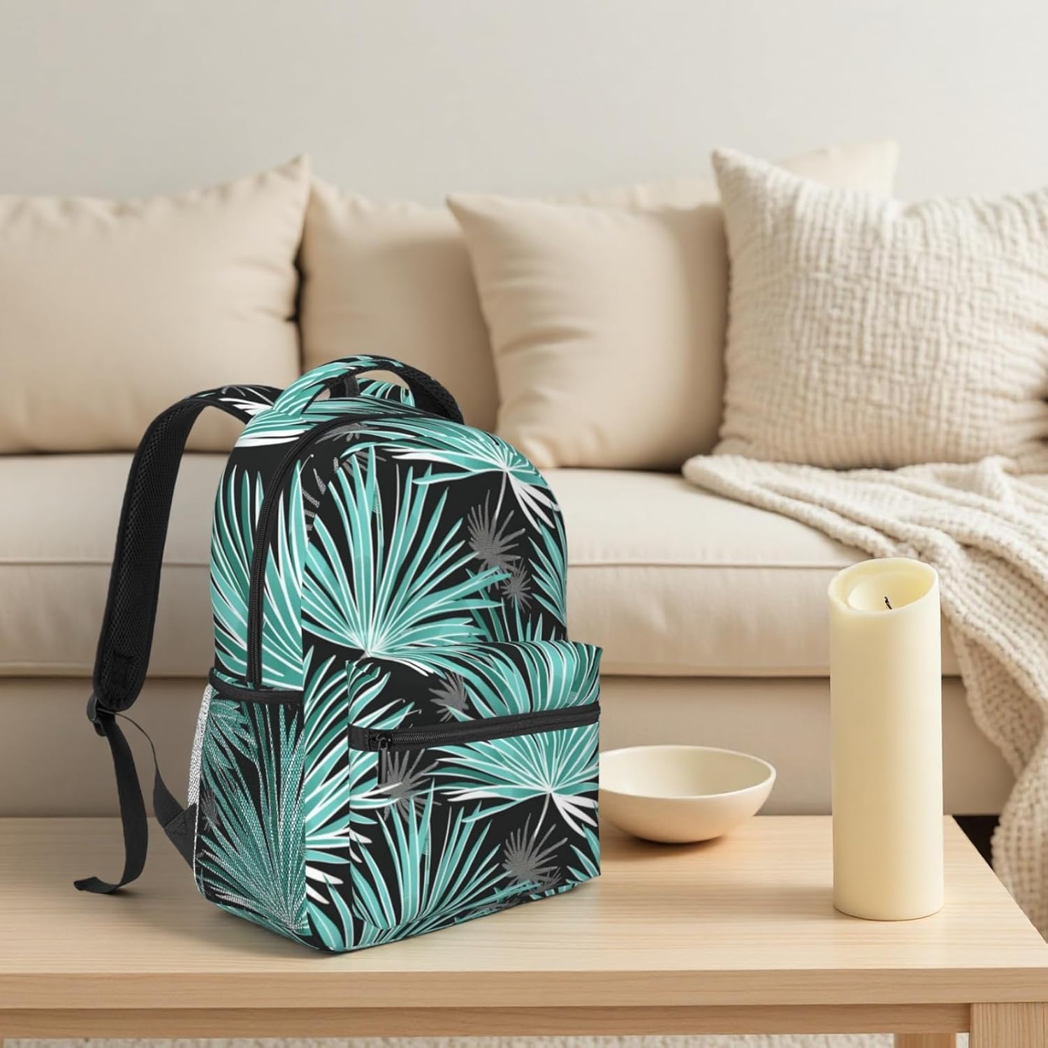 Duck Backpack Gifts for Girls Boys Kids Teens, Travel Backpacks Laptop Rucksack, Bookbag, Vintage Gentleman Duck Jungle Back Pack Accessories Bags for School, Work, Outdoor Adventures - Image 4