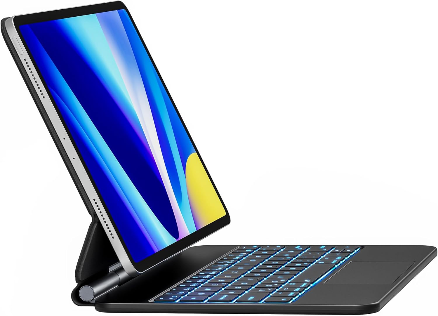 Earto iPad Air 5 Hülle mit Tastatur, Magic Style Keyboard iPad Pro 11