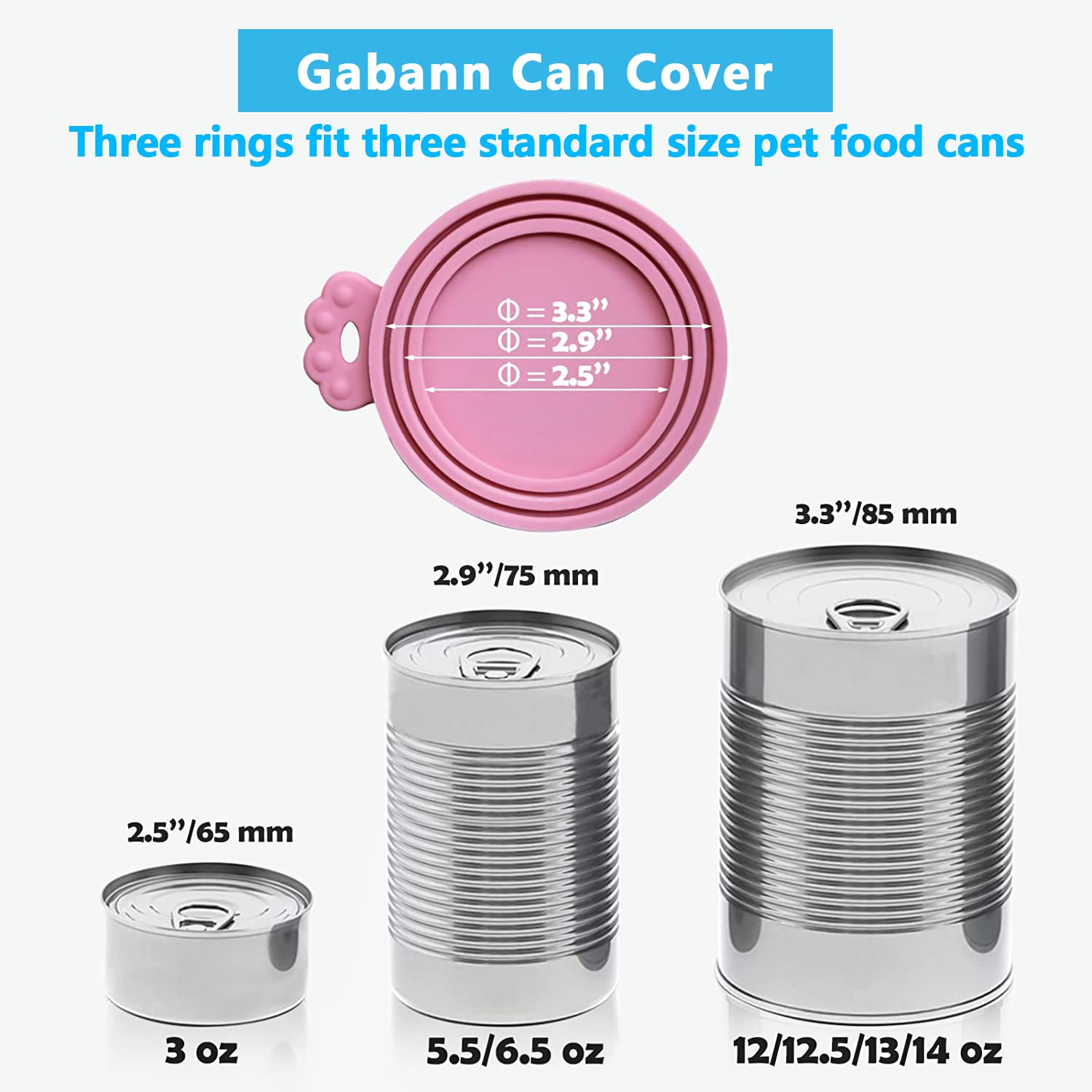 Coperchi Per Lattine Cibo Cane/Gatto - 2 Pezzi Con Misurini, In Silicone Alimentare - Foto 7