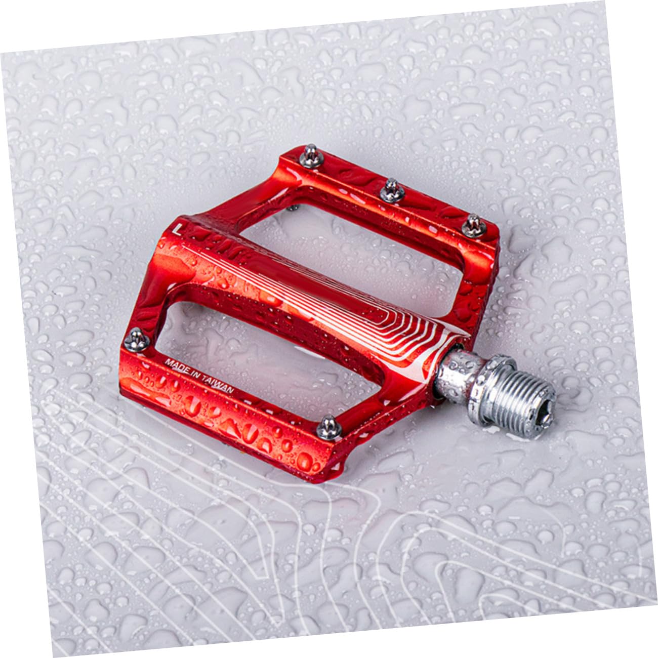SUPVOX 2 Pedali Bici Cnc Antiscivolo Pedalata Assistita e Sostituzione Facile Accessorio Ciclistico e Resistente per Mountain Bike e