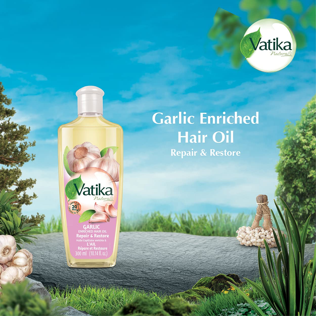 Dabur Vatika Hair Oil Garlic 200 ml