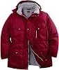 Boulder Creek by KingSize Mens Big & Tall Fleece-Lined Parka With Detachable Hood And 6 Pockets