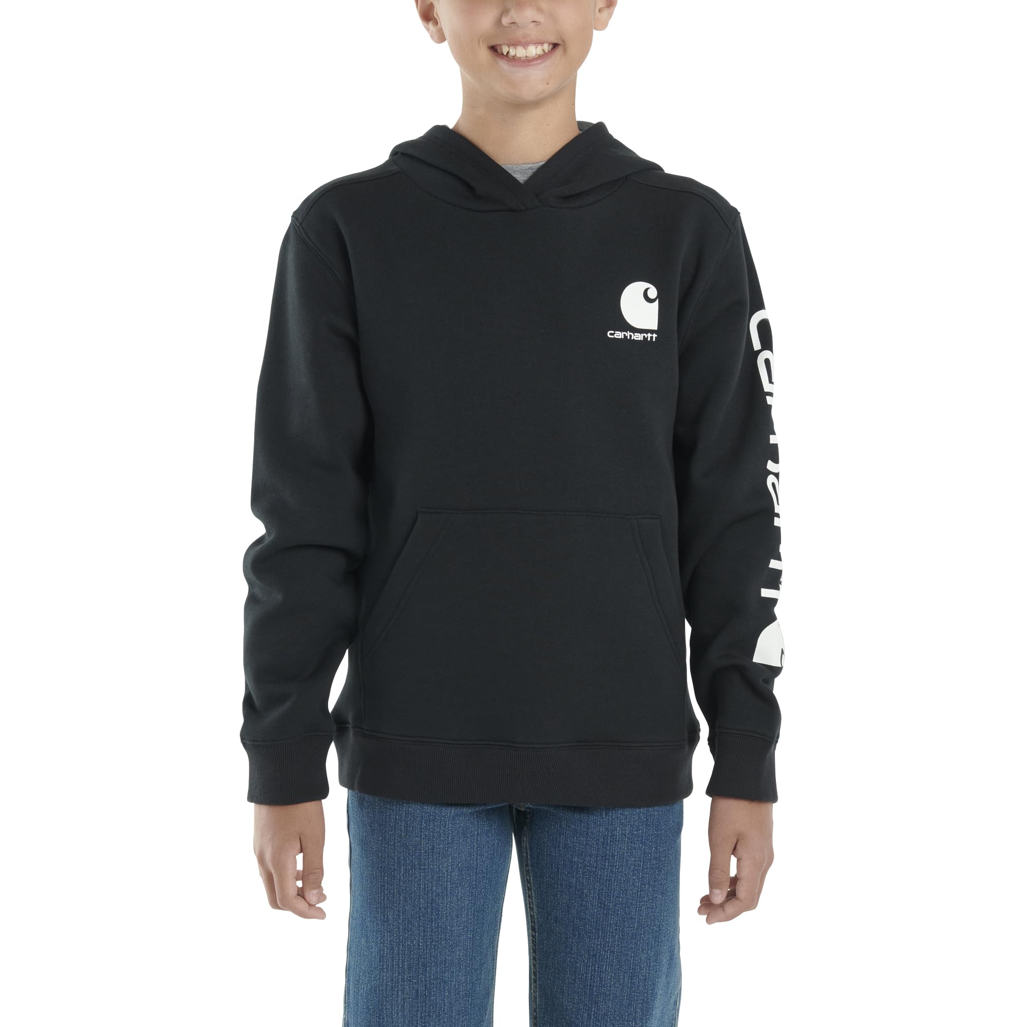 Carhartt Rugged Graphic Sweatshirt for Boys (Long-Sleeve CA6272)