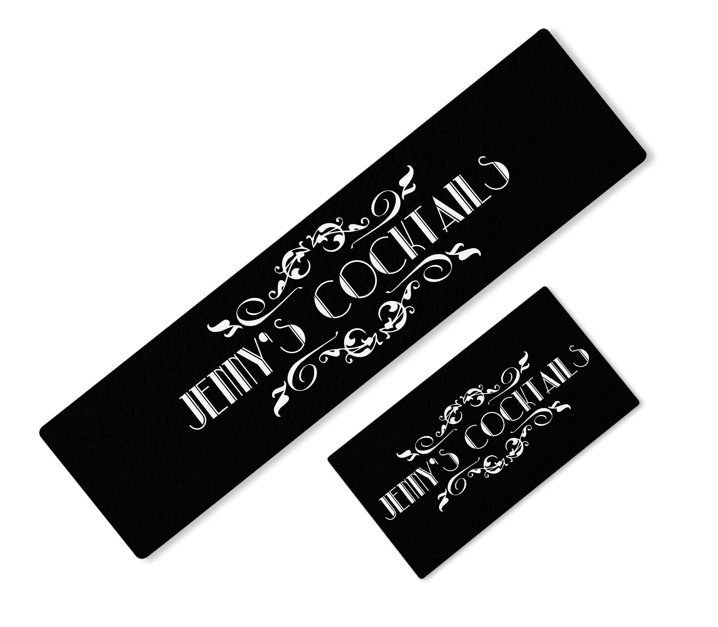 Personalised Cocktail Beer BAR Runner Ideal for Home Pub Beer MAT Occasion (88x25)