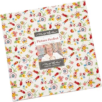 Moda Fabrics Picture Perfect Layer Cake, 42-10 Precut Fabric Quilt Squares by American Jane
